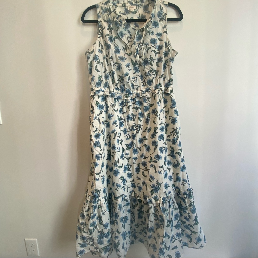 J.Crew Floral midi